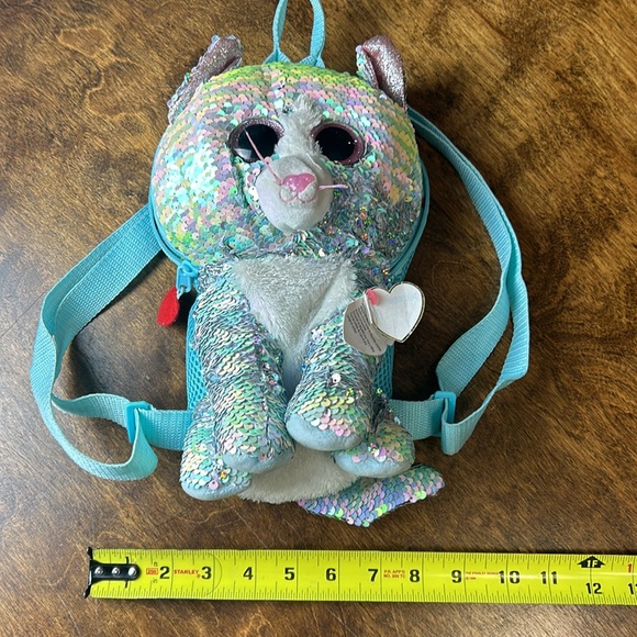 TY Whimsy sequence Cat Backpack - Picture 11 of 14